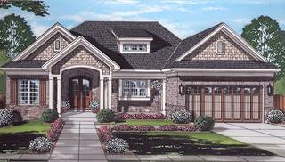 SRD 712 Belmont Front Rendering by DFD House Plans